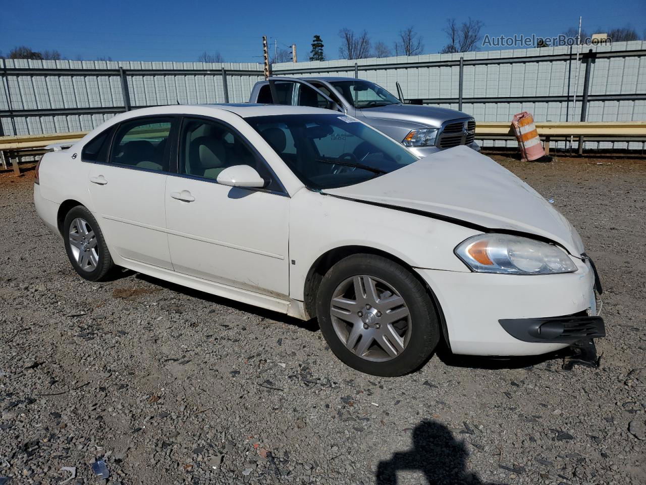 2009 Chevrolet Impala 2lt White vin: 2G1WC57M391103463