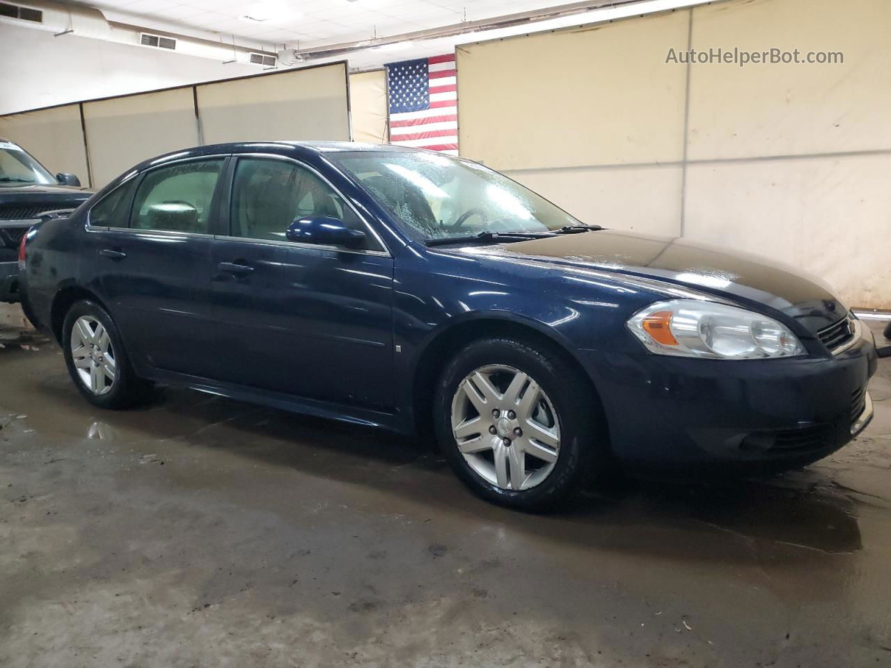 2009 Chevrolet Impala 2lt Синий vin: 2G1WC57M391107142