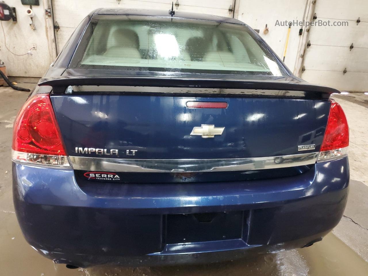2009 Chevrolet Impala 2lt Синий vin: 2G1WC57M391107142
