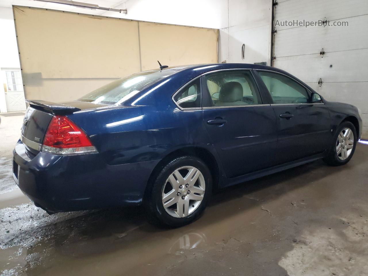 2009 Chevrolet Impala 2lt Синий vin: 2G1WC57M391107142