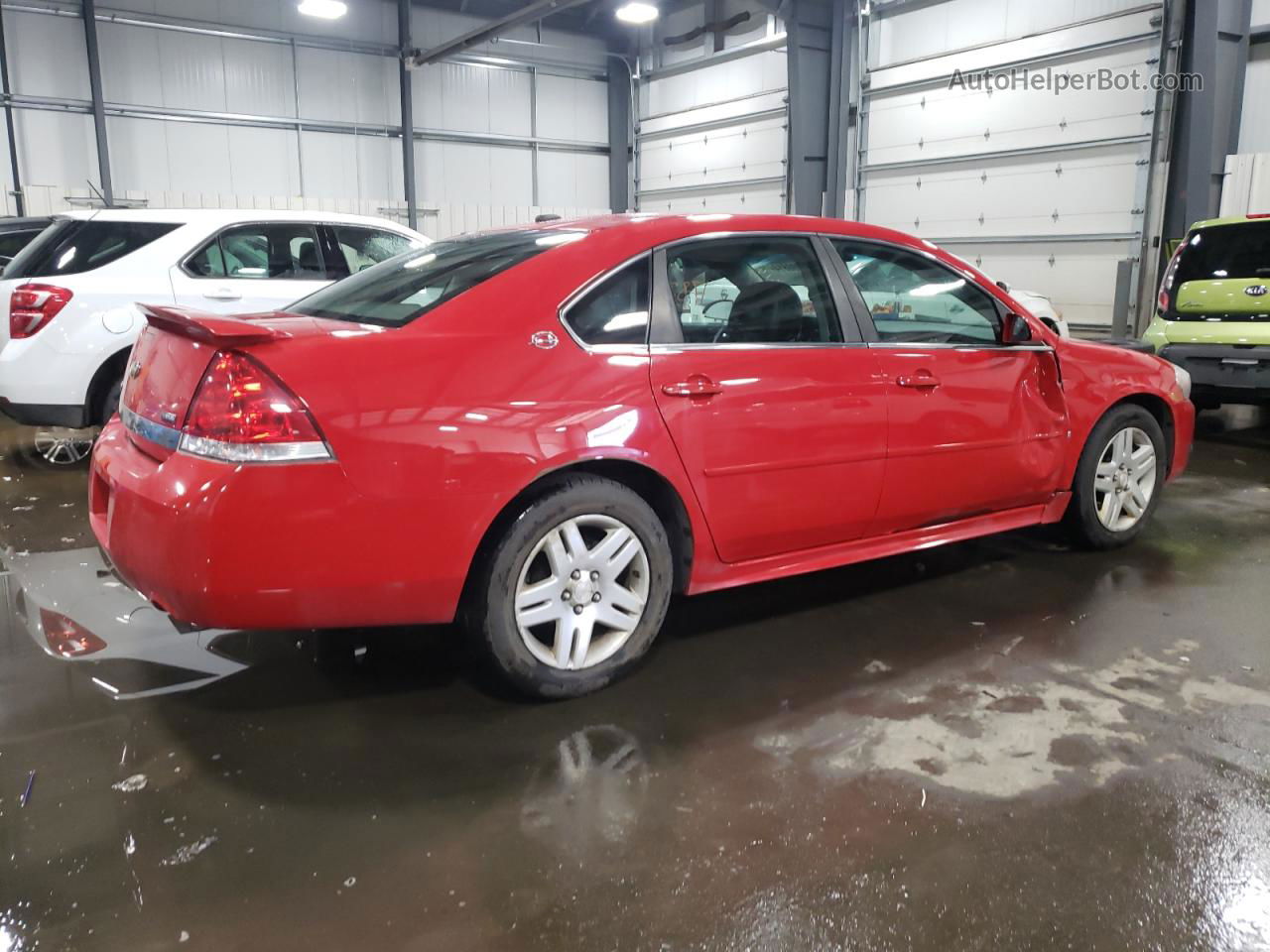 2009 Chevrolet Impala 2lt Красный vin: 2G1WC57M391235493