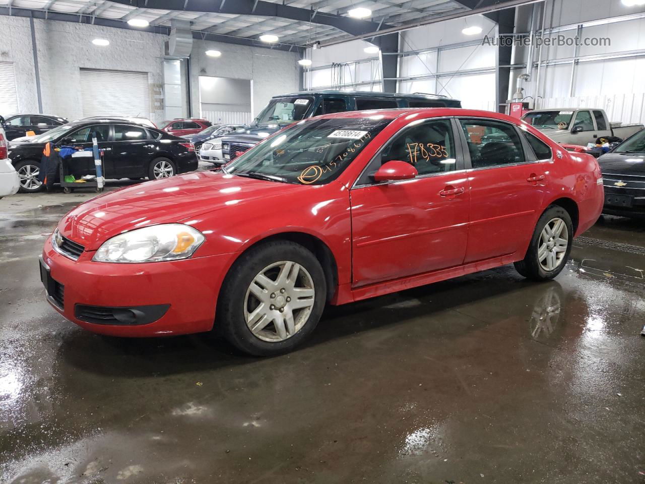 2009 Chevrolet Impala 2lt Красный vin: 2G1WC57M391235493