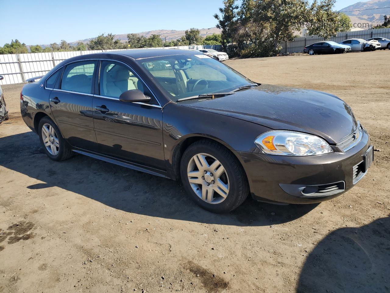 2009 Chevrolet Impala 2lt Коричневый vin: 2G1WC57M491156656