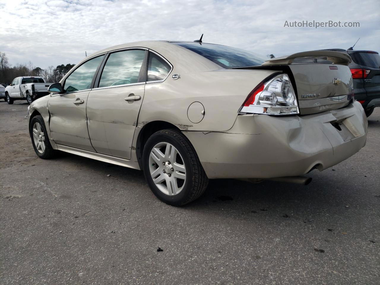 2009 Chevrolet Impala 2lt Beige vin: 2G1WC57M691283781