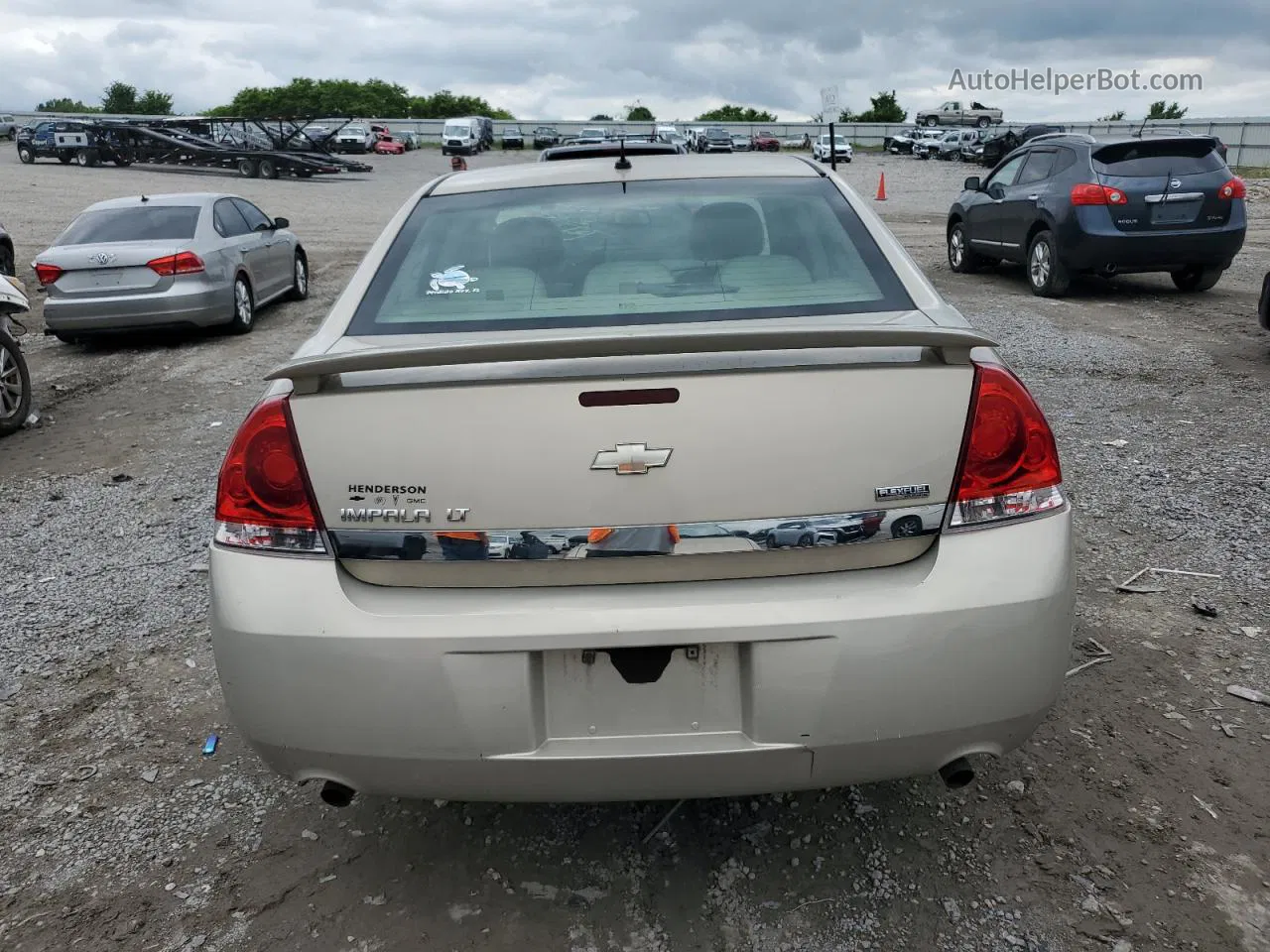 2009 Chevrolet Impala 2lt Gold vin: 2G1WC57M791159230