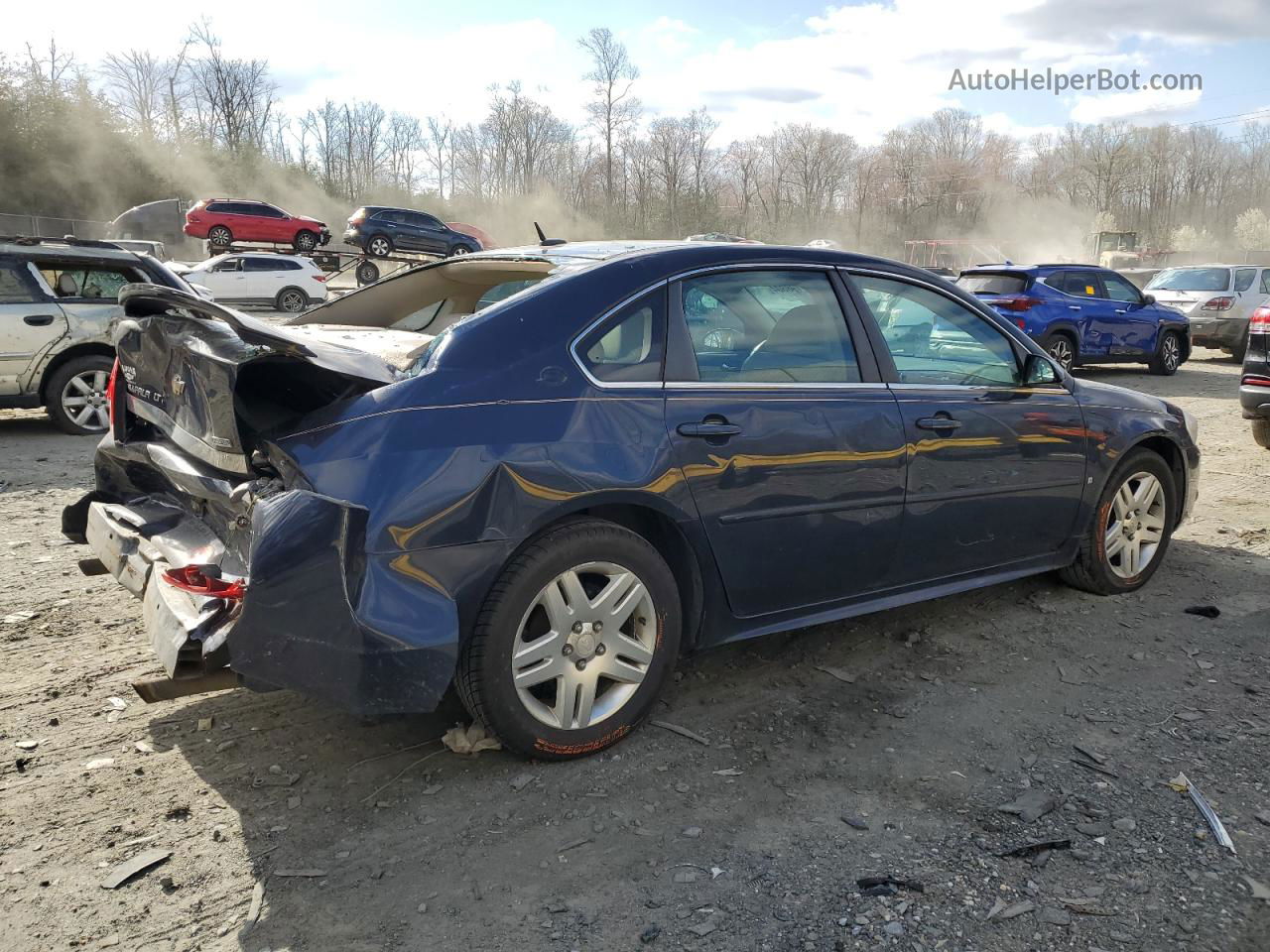 2009 Chevrolet Impala 2lt Blue vin: 2G1WC57M991164249