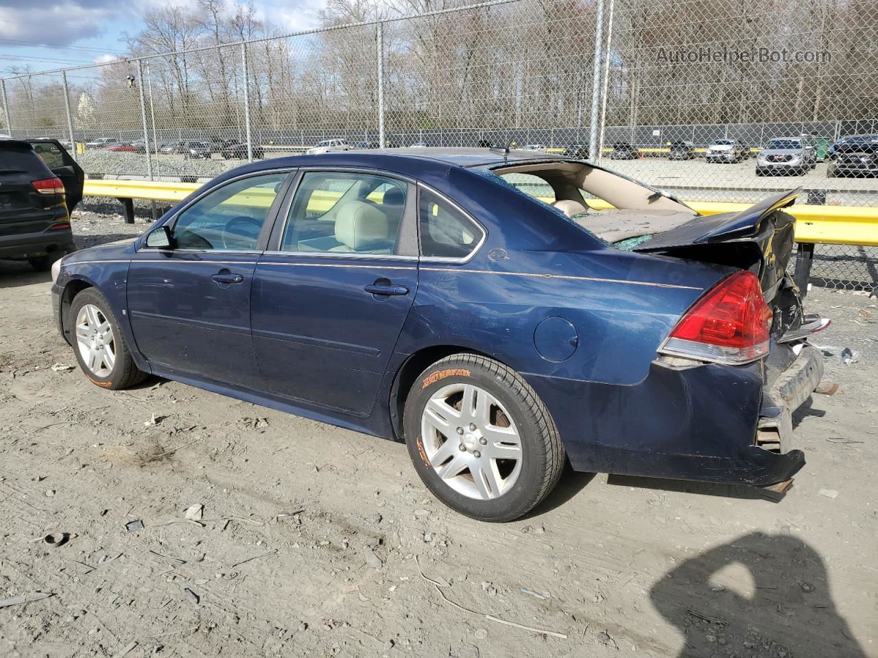 2009 Chevrolet Impala 2lt Blue vin: 2G1WC57M991164249