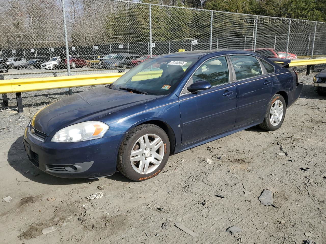 2009 Chevrolet Impala 2lt Blue vin: 2G1WC57M991164249