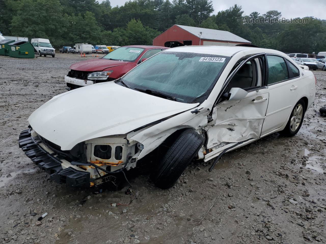 2006 Chevrolet Impala Lt White vin: 2G1WC581069116012