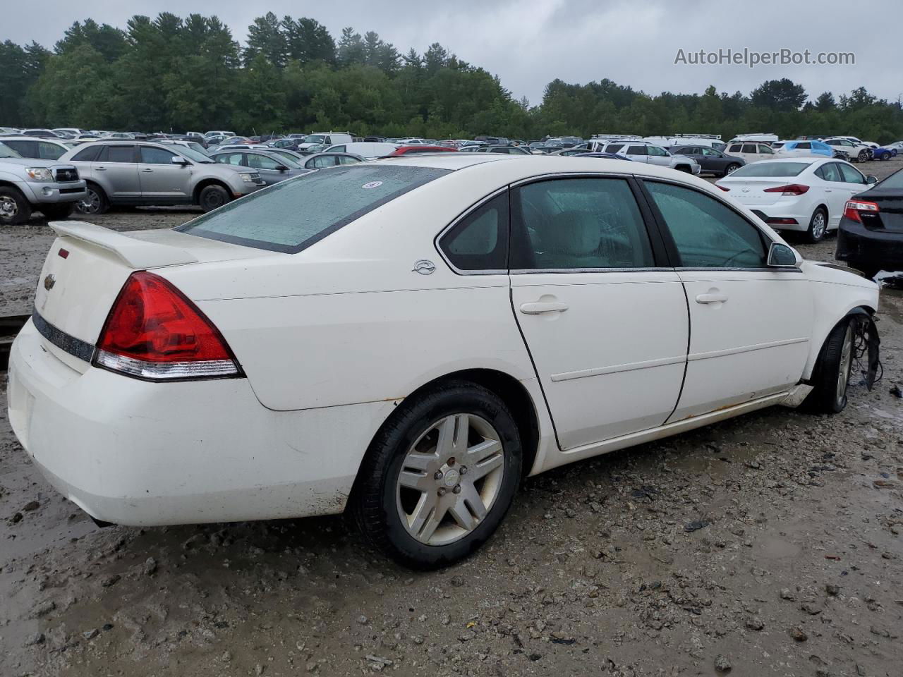 2006 Chevrolet Impala Lt White vin: 2G1WC581069116012