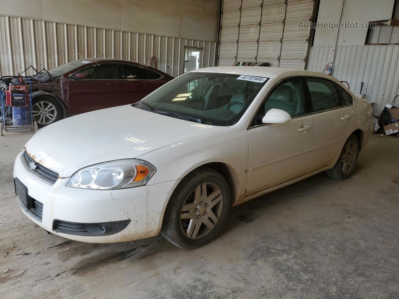 2006 Chevrolet Impala Lt White vin: 2G1WC581069180017