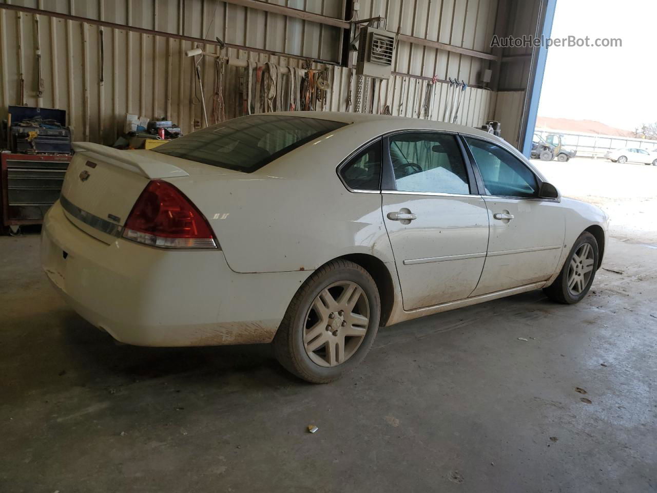 2006 Chevrolet Impala Lt White vin: 2G1WC581069180017