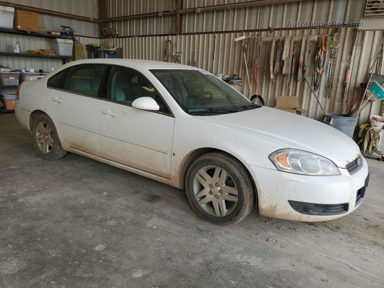 2006 Chevrolet Impala Lt White vin: 2G1WC581069180017