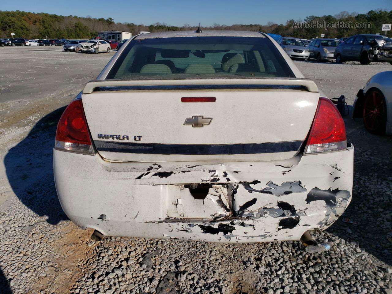 2006 Chevrolet Impala Lt White vin: 2G1WC581169121297