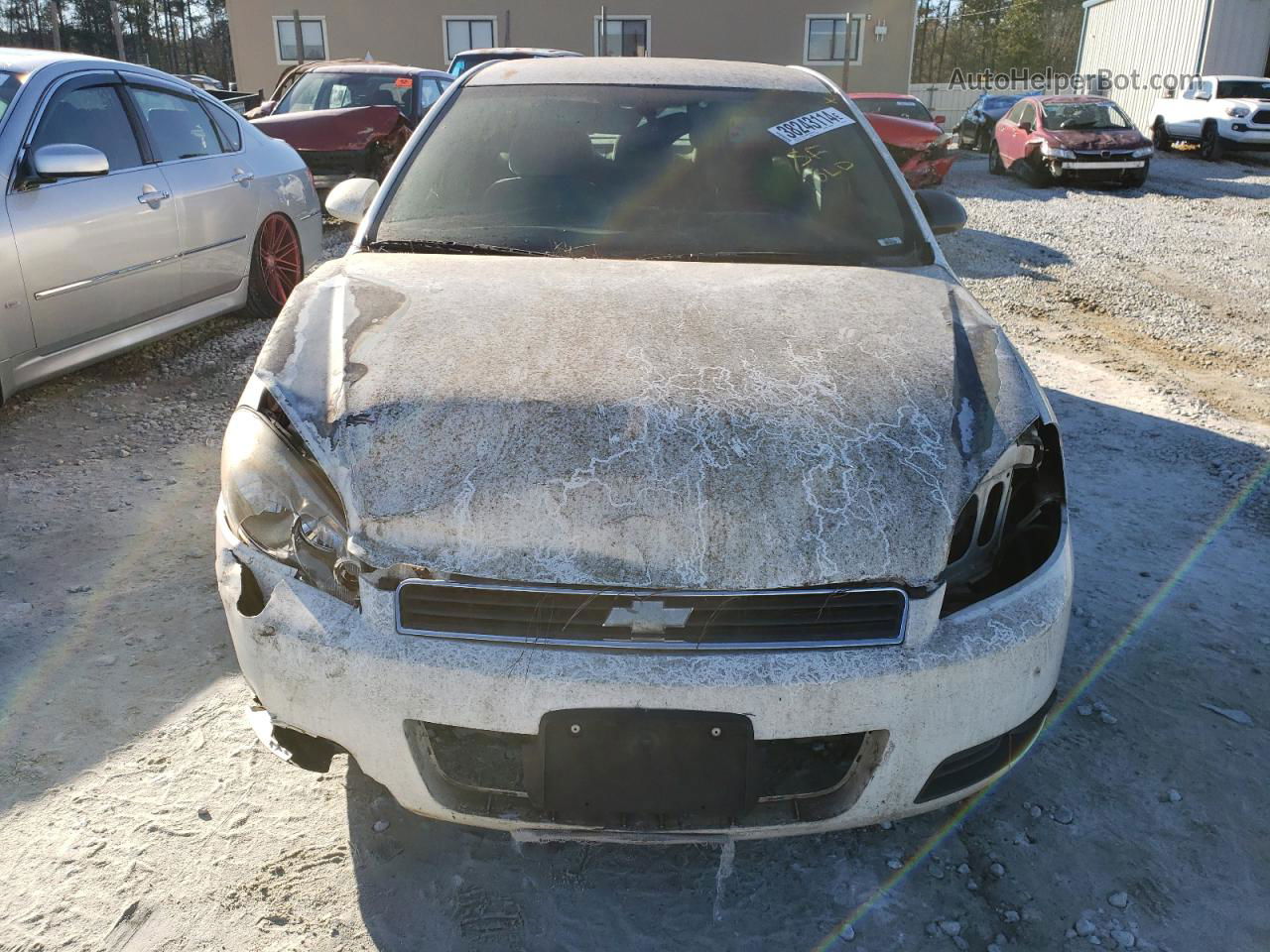 2006 Chevrolet Impala Lt White vin: 2G1WC581169121297