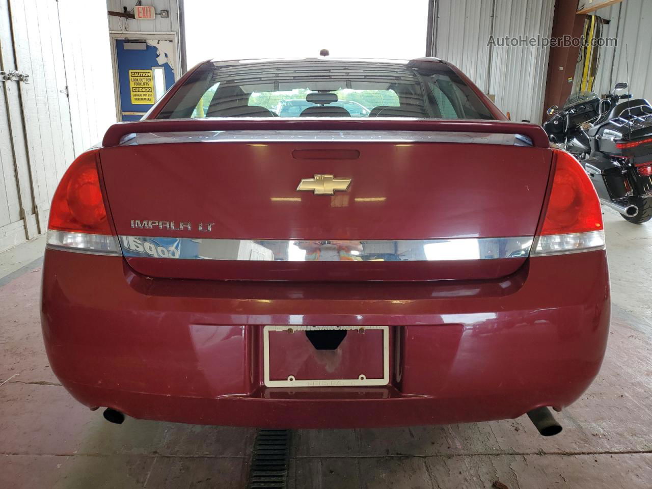 2006 Chevrolet Impala Lt Burgundy vin: 2G1WC581169163047