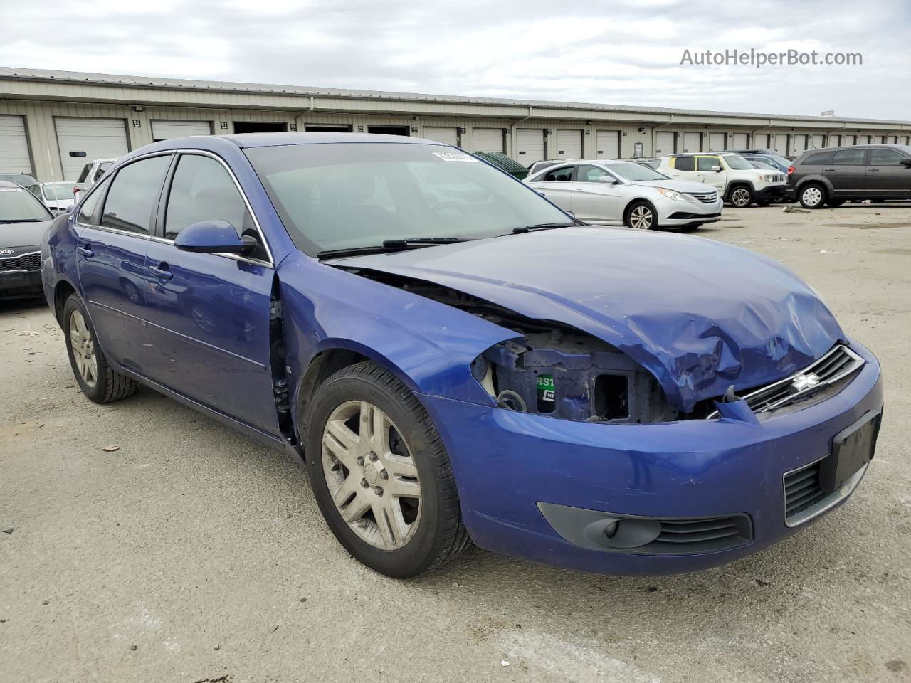 2006 Chevrolet Impala Lt Синий vin: 2G1WC581269283763