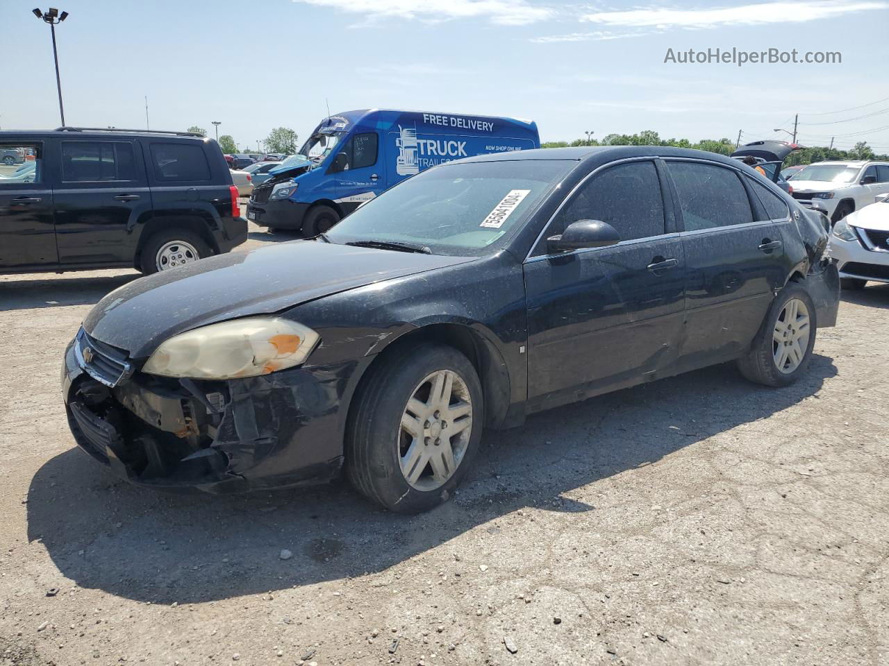 2006 Chevrolet Impala Lt Black vin: 2G1WC581369221370