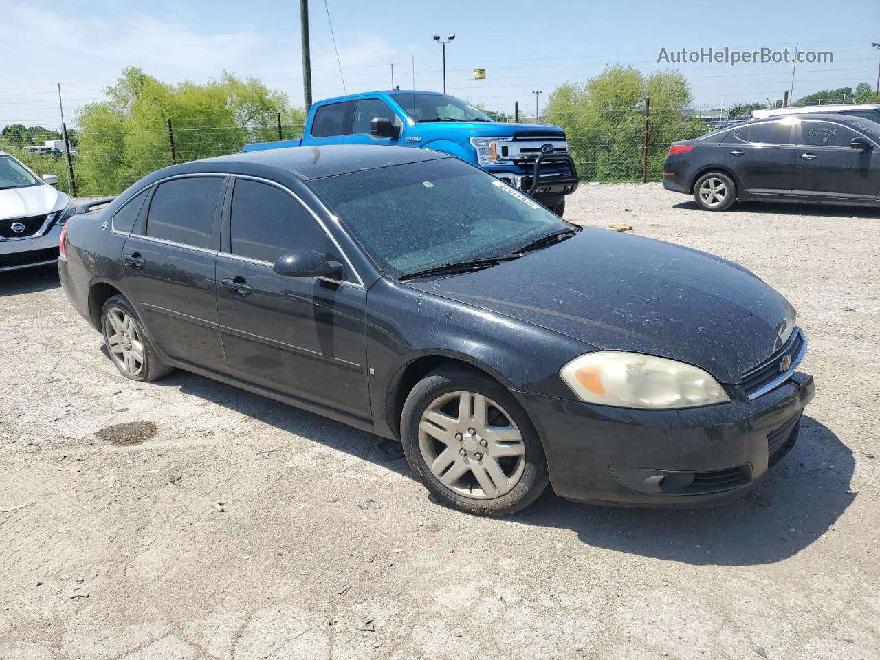 2006 Chevrolet Impala Lt Black vin: 2G1WC581369221370