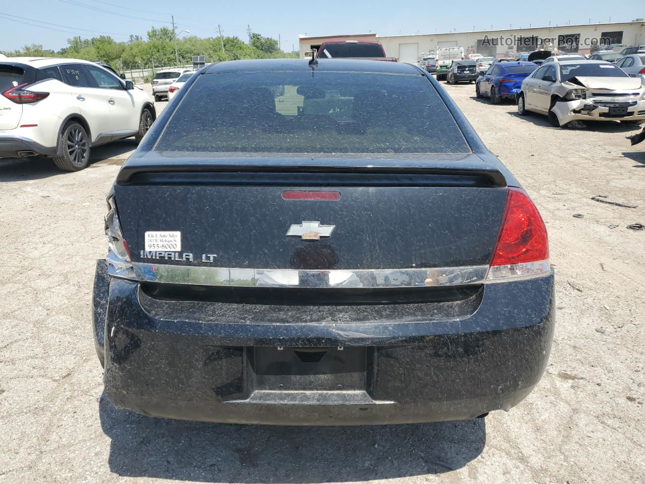 2006 Chevrolet Impala Lt Black vin: 2G1WC581369221370