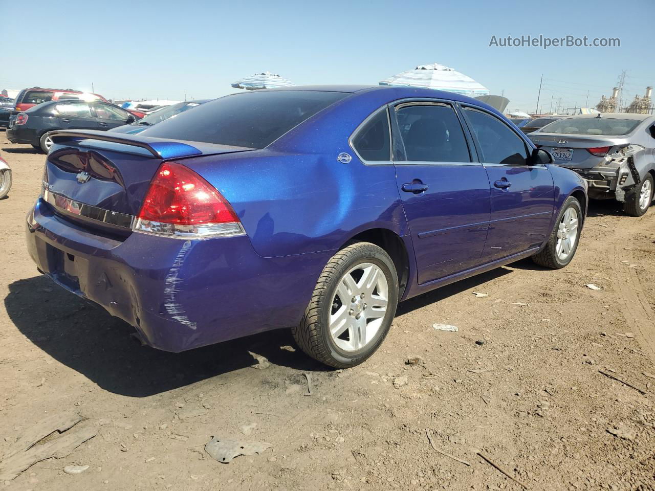 2006 Chevrolet Impala Lt Blue vin: 2G1WC581369426008