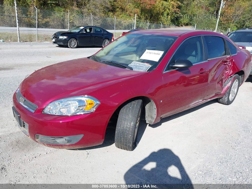 2006 Chevrolet Impala Lt 3.9l Red vin: 2G1WC581469126865