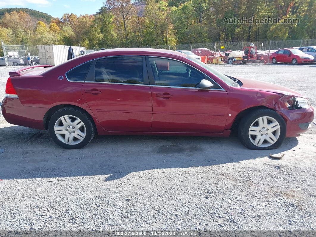 2006 Chevrolet Impala Lt 3.9l Red vin: 2G1WC581469126865