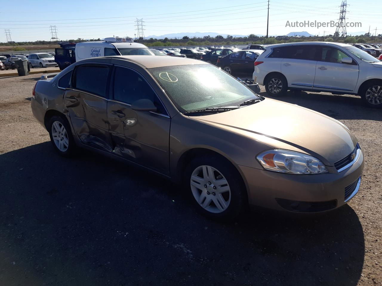 2006 Chevrolet Impala Lt Желто-коричневый vin: 2G1WC581469136067