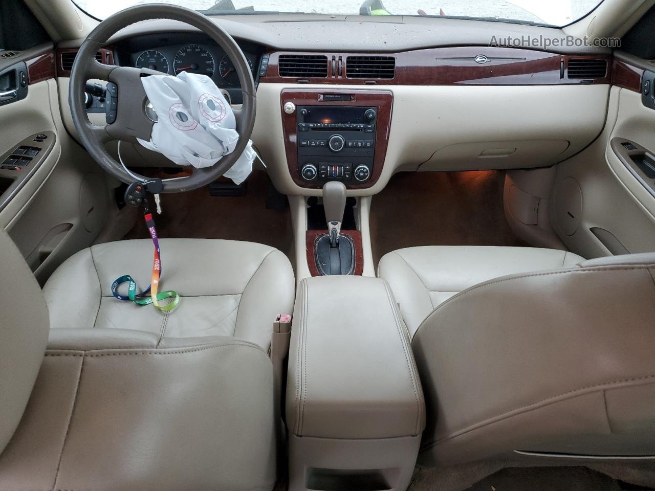 2006 Chevrolet Impala Lt White vin: 2G1WC581569170616