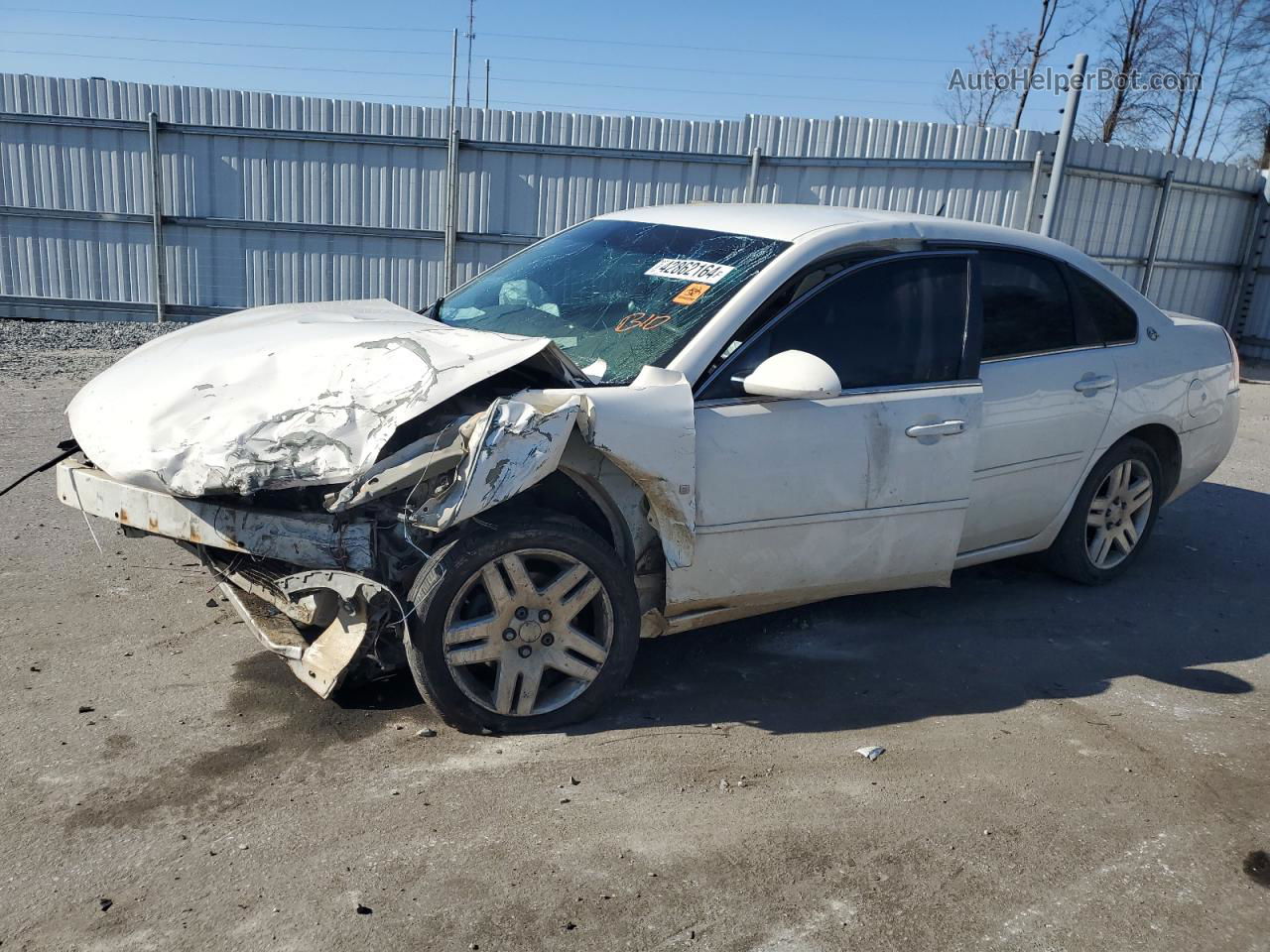 2006 Chevrolet Impala Lt White vin: 2G1WC581569193474