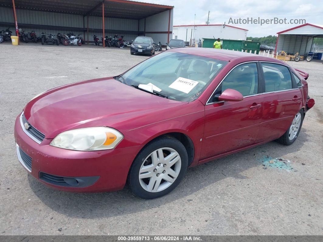 2006 Chevrolet Impala Lt Red vin: 2G1WC581669227289