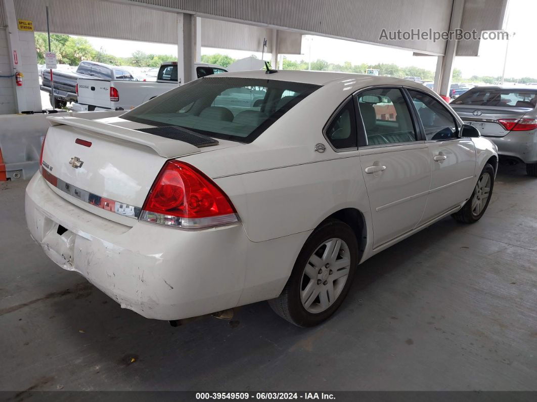 2006 Chevrolet Impala Lt White vin: 2G1WC581669347500