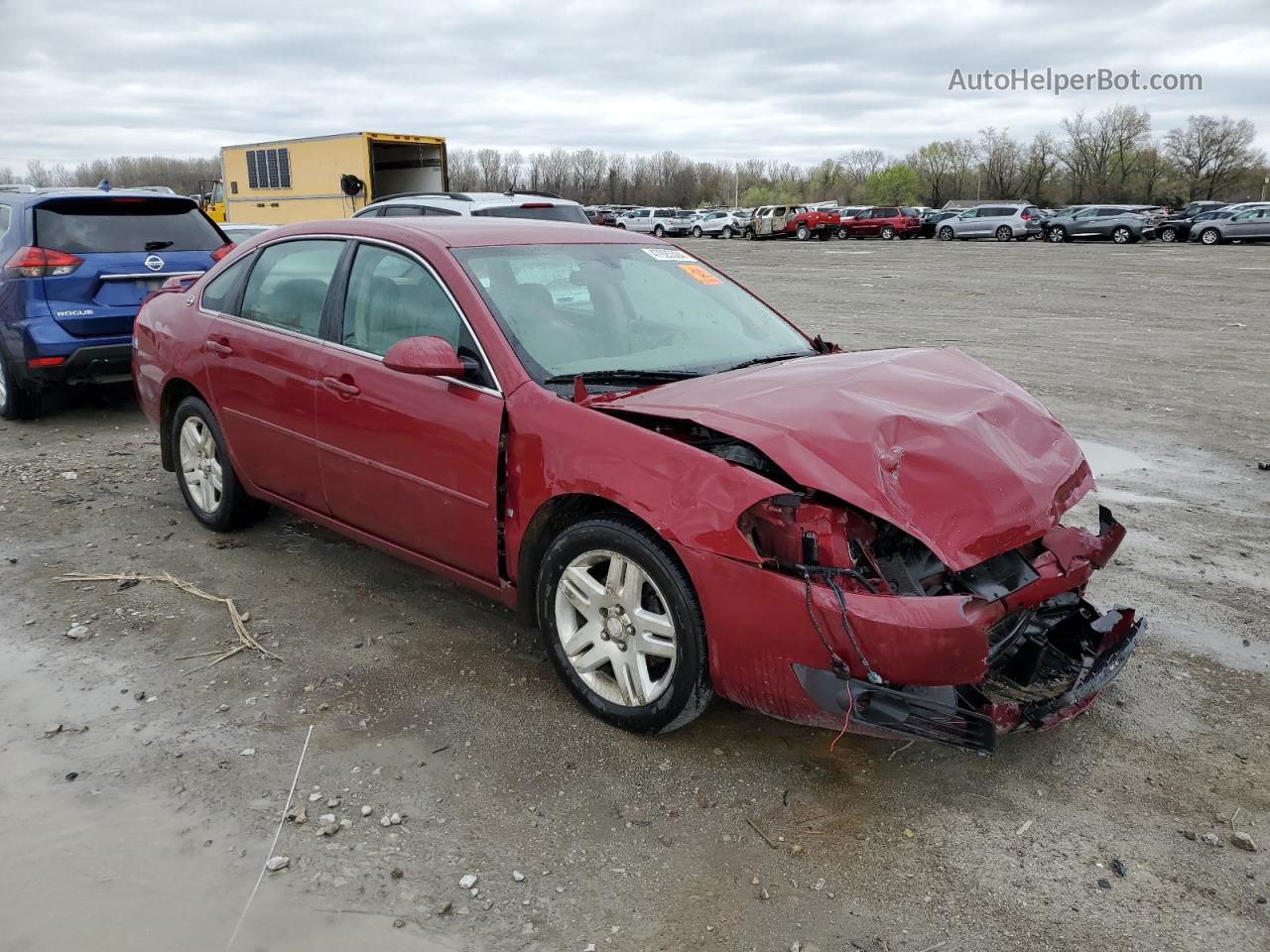 2006 Chevrolet Impala Lt Burgundy vin: 2G1WC581669349781