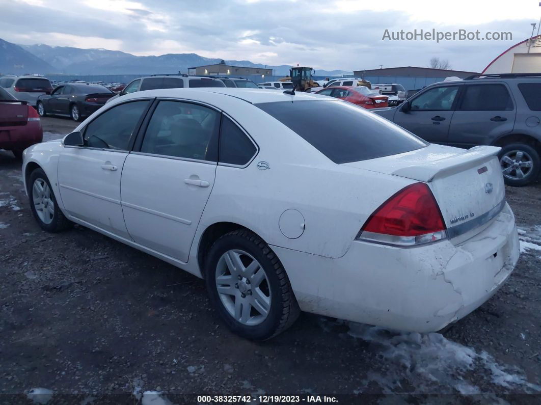 2006 Chevrolet Impala Lt White vin: 2G1WC581869175390