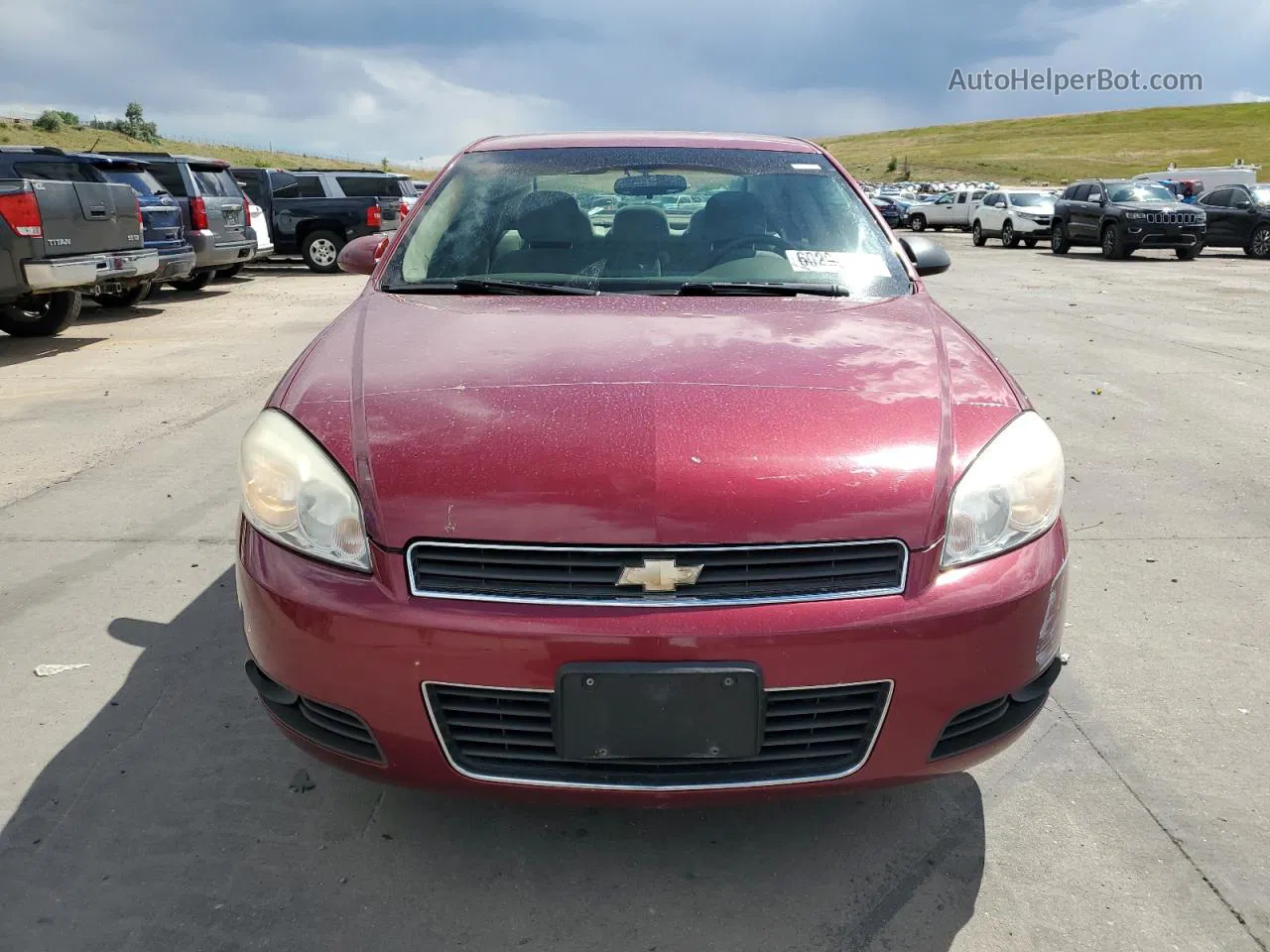 2006 Chevrolet Impala Lt Burgundy vin: 2G1WC581869291124