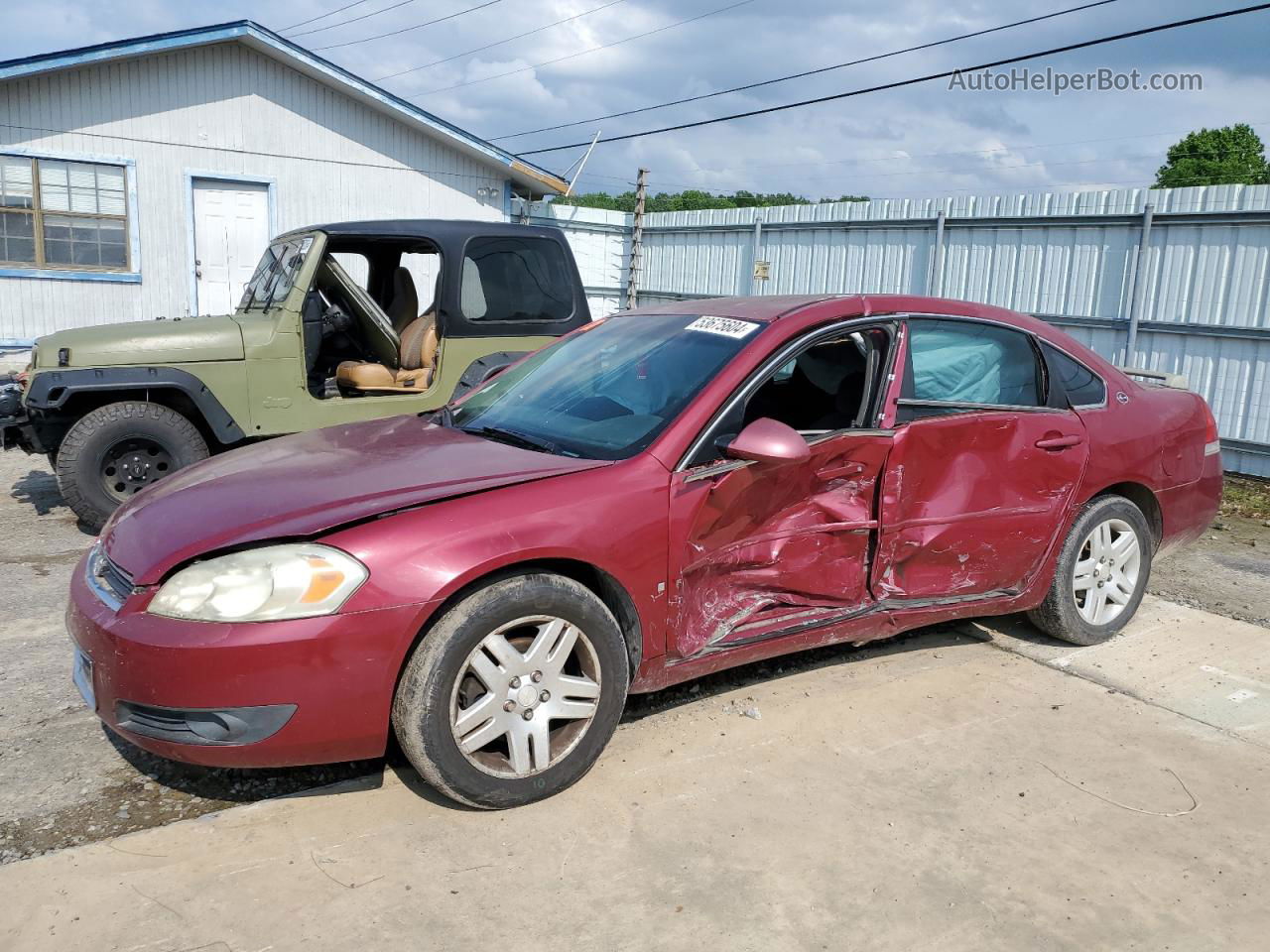 2006 Chevrolet Impala Lt Темно-бордовый vin: 2G1WC581X69125445