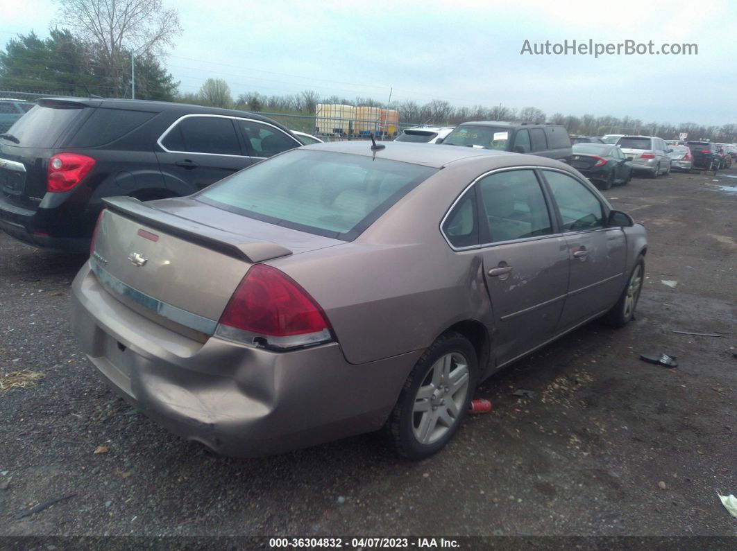 2006 Chevrolet Impala Lt 3.9l Золотой vin: 2G1WC581X69207319