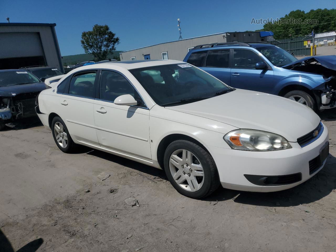 2006 Chevrolet Impala Lt White vin: 2G1WC581X69294266