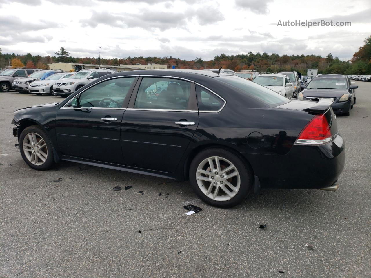 2014 Chevrolet Impala Limited Ltz Black vin: 2G1WC5E30E1123545