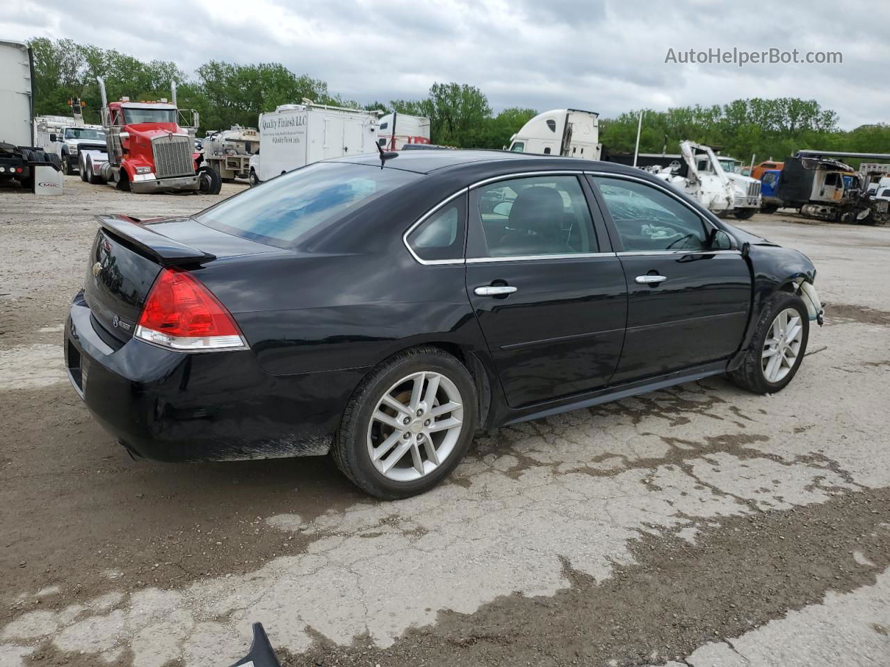 2016 Chevrolet Impala Limited Ltz Black vin: 2G1WC5E30G1148836