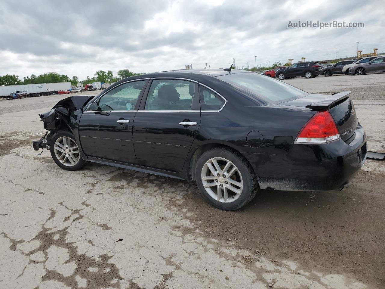 2016 Chevrolet Impala Limited Ltz Black vin: 2G1WC5E30G1148836