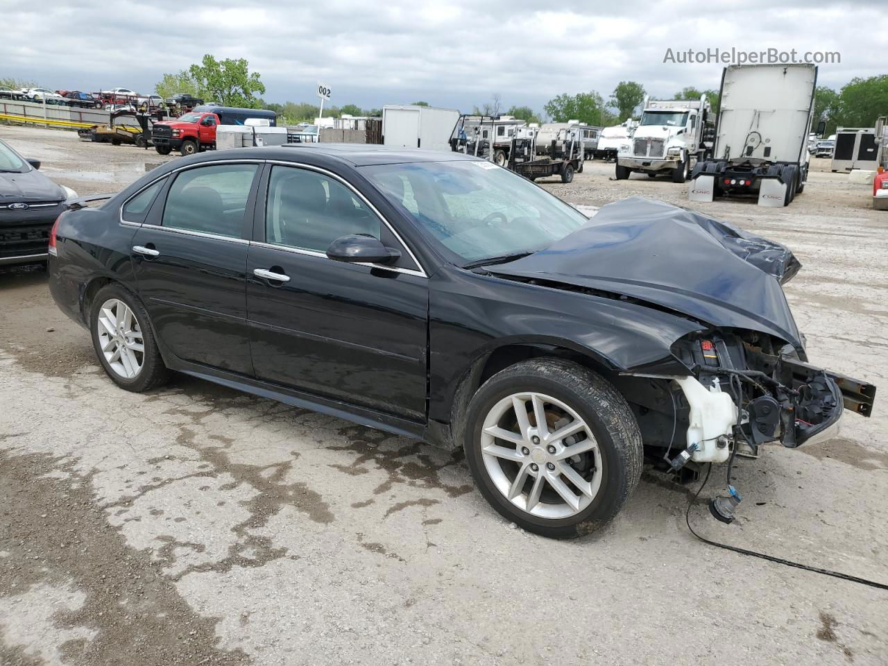 2016 Chevrolet Impala Limited Ltz Black vin: 2G1WC5E30G1148836