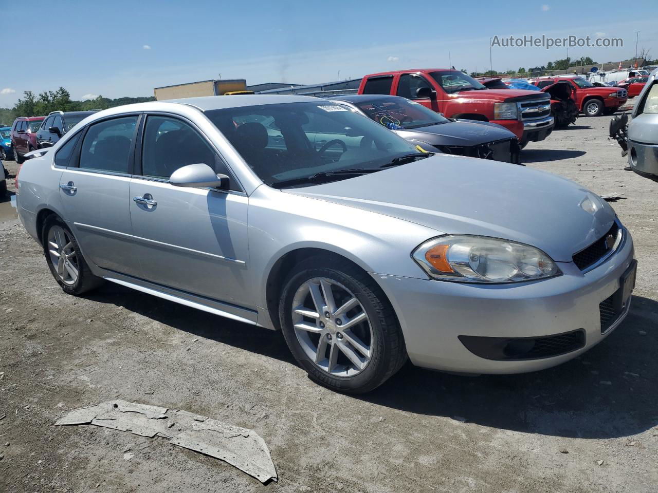 2014 Chevrolet Impala Limited Ltz Silver vin: 2G1WC5E31E1148079