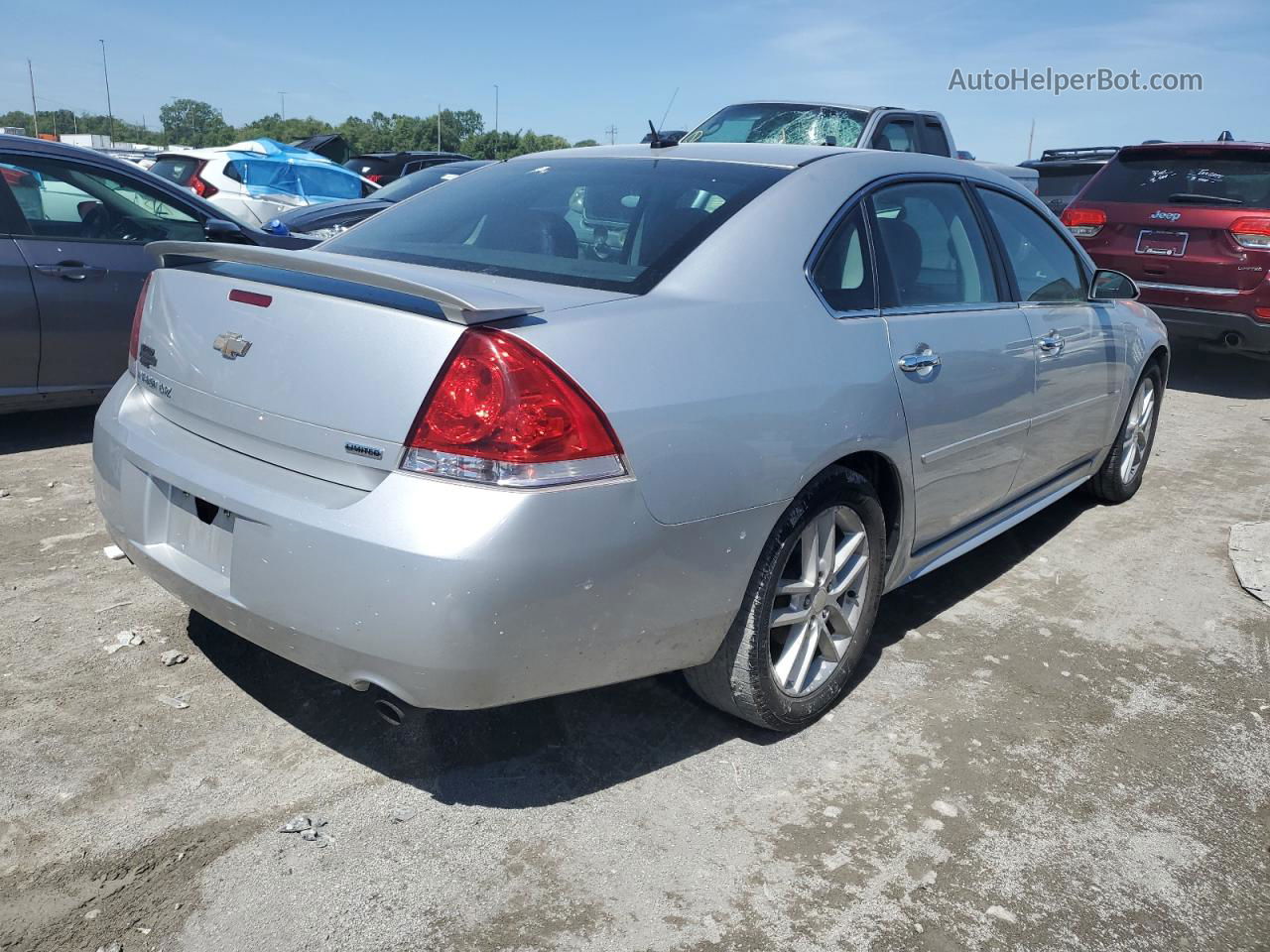 2014 Chevrolet Impala Limited Ltz Silver vin: 2G1WC5E31E1148079