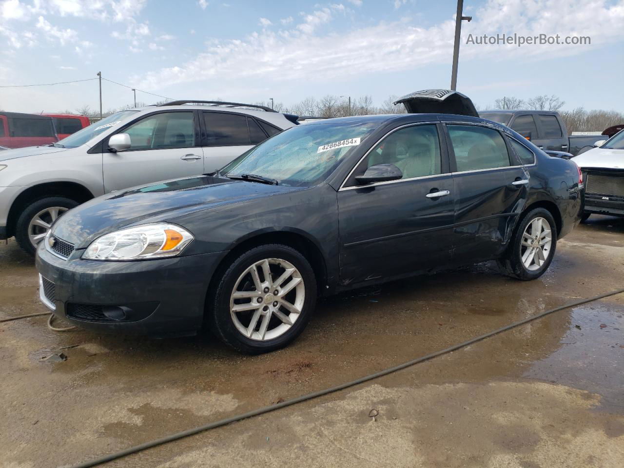 2016 Chevrolet Impala Limited Ltz Gray vin: 2G1WC5E31G1124240