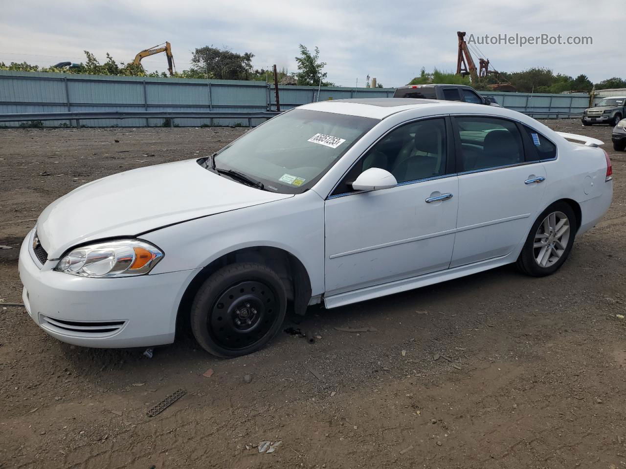 2016 Chevrolet Impala Limited Ltz White vin: 2G1WC5E31G1148943