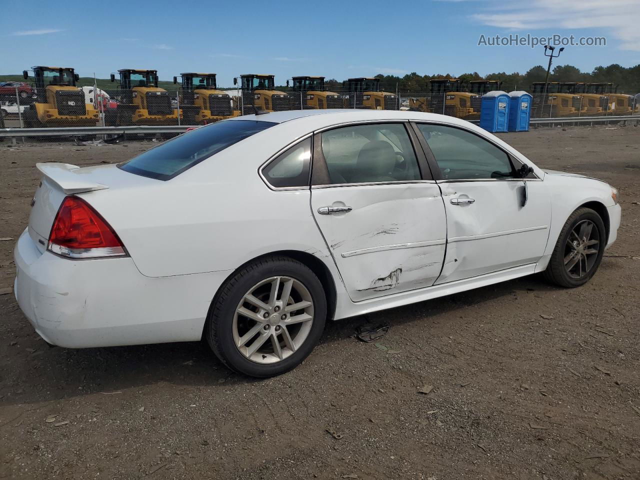 2016 Chevrolet Impala Limited Ltz White vin: 2G1WC5E31G1148943