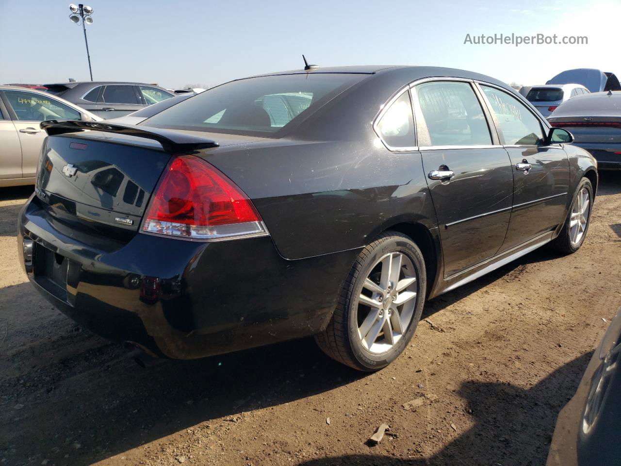 2014 Chevrolet Impala Limited Ltz Black vin: 2G1WC5E32E1102809