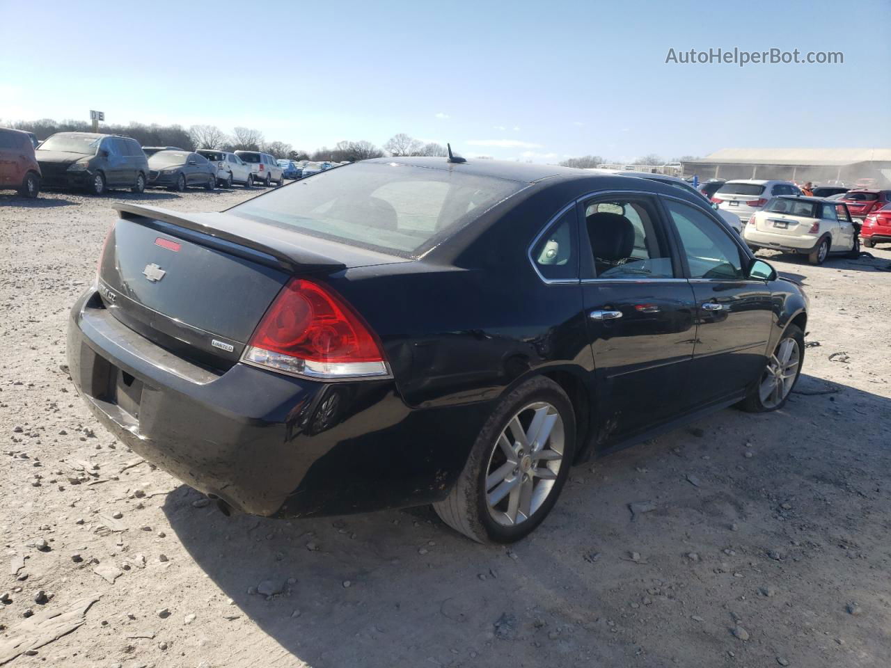 2014 Chevrolet Impala Limited Ltz Black vin: 2G1WC5E32E1130531