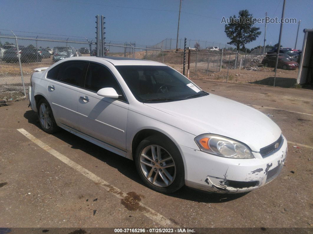 2014 Chevrolet Impala Limited Ltz White vin: 2G1WC5E32E1132019